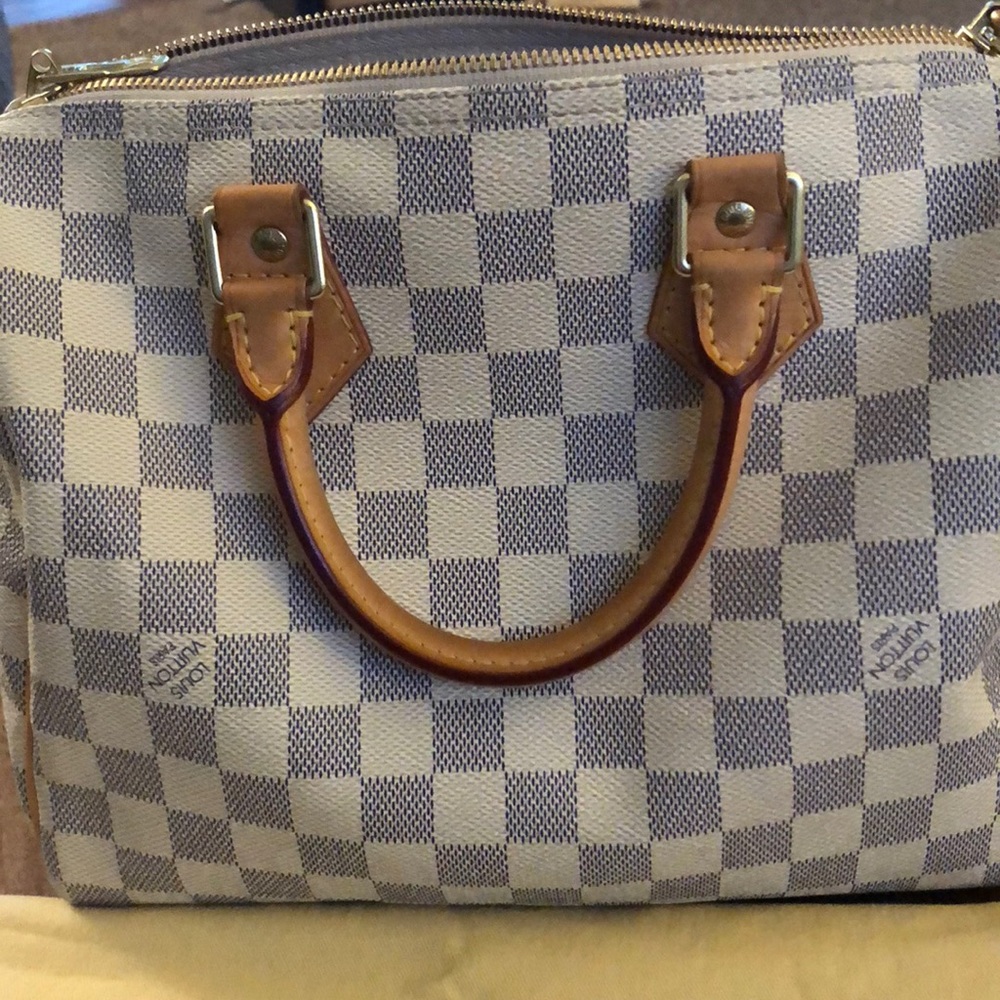 Louis Vuitton Speedy Bandouliere 25 Damier Azur - Picture 3 of 8
